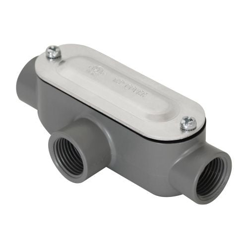 ORBIT THREADED CONDUIT BODIES ''T'' SERIES WITH STAMPED ALUMINUM COVER