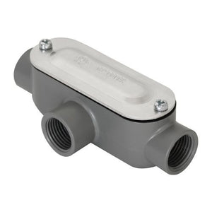 ORBIT THREADED CONDUIT BODIES ''T'' SERIES WITH STAMPED ALUMINUM COVER