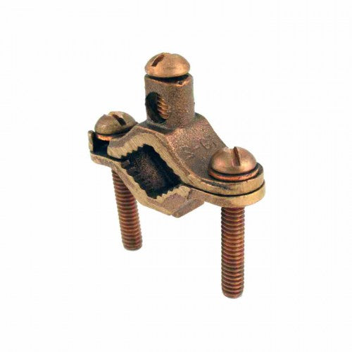 ORBIT BRONZE DIRECT BURIAL BARE GROUND CLAMPS - BRONZE SCREW