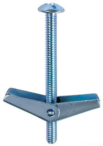 L.H. Dottie TBC84 Toggle Bolt, Mushroom Head, 1/8-Inch Diameter by 4-Inch Length, Zinc Plated, 50-Pack