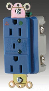 Cooper Wiring IG8200HGWSM GFCI Outlet, 15A 125V, 5-15R, 2P3W, TVSS Duplex, Isolated Ground, Hospital - White