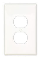 Cooper Wiring PJ8B Decora Wall Plate, (1) Duplex Receptacle, 1-Gang, Mid, Polycarbonate - Brown
