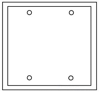 Cooper Wiring PJ23B Decora Wall Plate, (2) Blank, 2-Gang, Mid, Polycarbonate - Brown w/ High Gloss