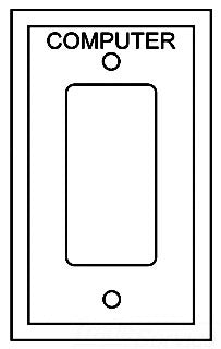 Cooper Wiring PJ26COBL Decora Wall Plate, (1) Decorator, 1-Gang, Mid, Thermoplastic - Blue