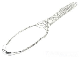 Cooper Wiring SGS75 Closed Mesh Support Grip, 8 Inch Eye Length, 14 Inch Mesh Length, 0.75 to 0.99 Inch Cable Size - Tin Coated Bronze