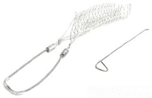 Cooper Wiring SGSR250 Split Rod Support Grip, Split Rod Single Weave, 24 Inch Mesh Length - Single Eye Type - 18 Inch Eye Length - Tin Coated Bronze