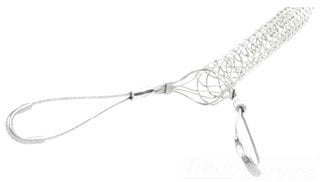 Cooper Wiring SGD125 Closed Mesh Support Grip, 5 Inch Eye Length, 16 Inch Mesh Length, 1.25 to 1.49 Inch Cable Size, Double - Tin Coated Bronze