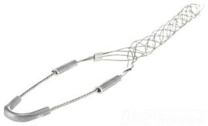 Cooper Wiring SDS56 Closed Mesh Support Grip, 8 Inch Eye Length, 8 Inch Mesh Length, 0.56 to 0.73 Inch Cable Size - Tin Coated Bronze