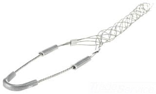 Cooper Wiring SDS56 Closed Mesh Support Grip, 8 Inch Eye Length, 8 Inch Mesh Length, 0.56 to 0.73 Inch Cable Size - Tin Coated Bronze