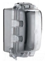 Cooper Wiring WIU-1W Weatherproof Electrical Box, Horizontal/Vertical, Polycarbonate, 6.09 Inch H x 4.45 InchW x 3.25 Inch D