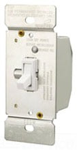 Cooper Wiring TI061-A Wall Dimmer, Toggle Switch w/ Non-Preset, 600W 120V, at 60 Hz, 1-Pole/3-Way, Incandescent/Halogen - Almond