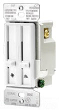 Cooper Wiring SDC15-GY Wall Dimmer, 300W 1.5A 120V, at 60 Hz, 1-Pole, Incandescent/Halogen - Gray