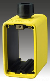 Cooper Wiring WD3059 Portable Outlet Box, Standard Depth - Yellow