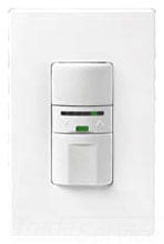 Cooper Wiring OS106D1-BK Occupancy Sensor & Dimmer w/ LED, 600 W/VA, 1/6 HP at 120V, (Motor) 120V, at 60 Hz, Passive Infrared - 5 Min - 180 Deg - 1000 Sq Ft (Major Motion) - 16 AWG 6 Inch Pre-Stripped Wire Lead - Black