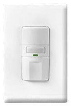 Cooper Wiring OS310U-LA Occupancy Sensor w/ Night Light, 1000 W/VA, 1/6 HP at 120V, (Motor) 120V, at 60 Hz, Passive Infrared - 5 Min - 180 Deg - 1000 Sq Ft (Major Motion) - 14 AWG 6 Inch Pre-Stripped Wire Lead - Light Almond