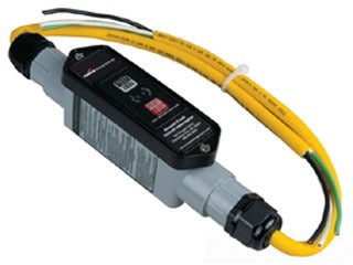 Cooper Wiring GFI22A2NN Surge Protection, Portable GFCI In-Line Cord Set, 240V, at 60 Hz 20A & 240V, at 60 Hz 20A, 12/3 SJEOOW, Automatic - 6 Ft