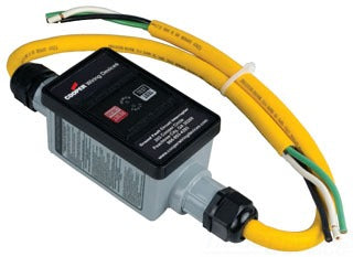 Cooper Wiring GFID3M1NN Surge Protection, Portable GFCI In-Line Cord Set, 277V, at 60 Hz 30A & 277V, at 60 Hz 30A, 10/3 SJTOW, Manual - 2 Ft