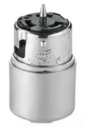 Cooper Wiring CS8164 Locking Device Connector, 50A 480V, 3-Phase, Non-NEMA Locking, 3P4W, Armored, Polarized, California Style, Grounding - Glass-Filled Nylon Interior, Zinc Plated Cold-Rolled Steel Exterior - Steel