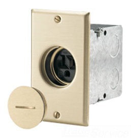Cooper Wiring TR5797 Floor Box Receptacle, 15A 125V, 5-15R, Single