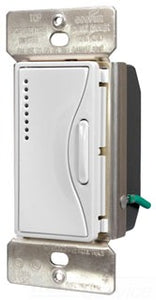 Cooper Wiring RF9542SG Non-RF Accessory Dimmer, Electro Mechanical On/Off Push Pad, 120V, at 60 Hz - Silver Granite