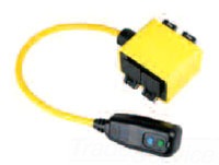 Cooper Wiring GFP11A1P0 Surge Protection, GFCI In-Line Cord Set & Outlet Box, 120V, 15A, NEMA 5-15R - 12/3 AWG, 2 Ft - Automatic